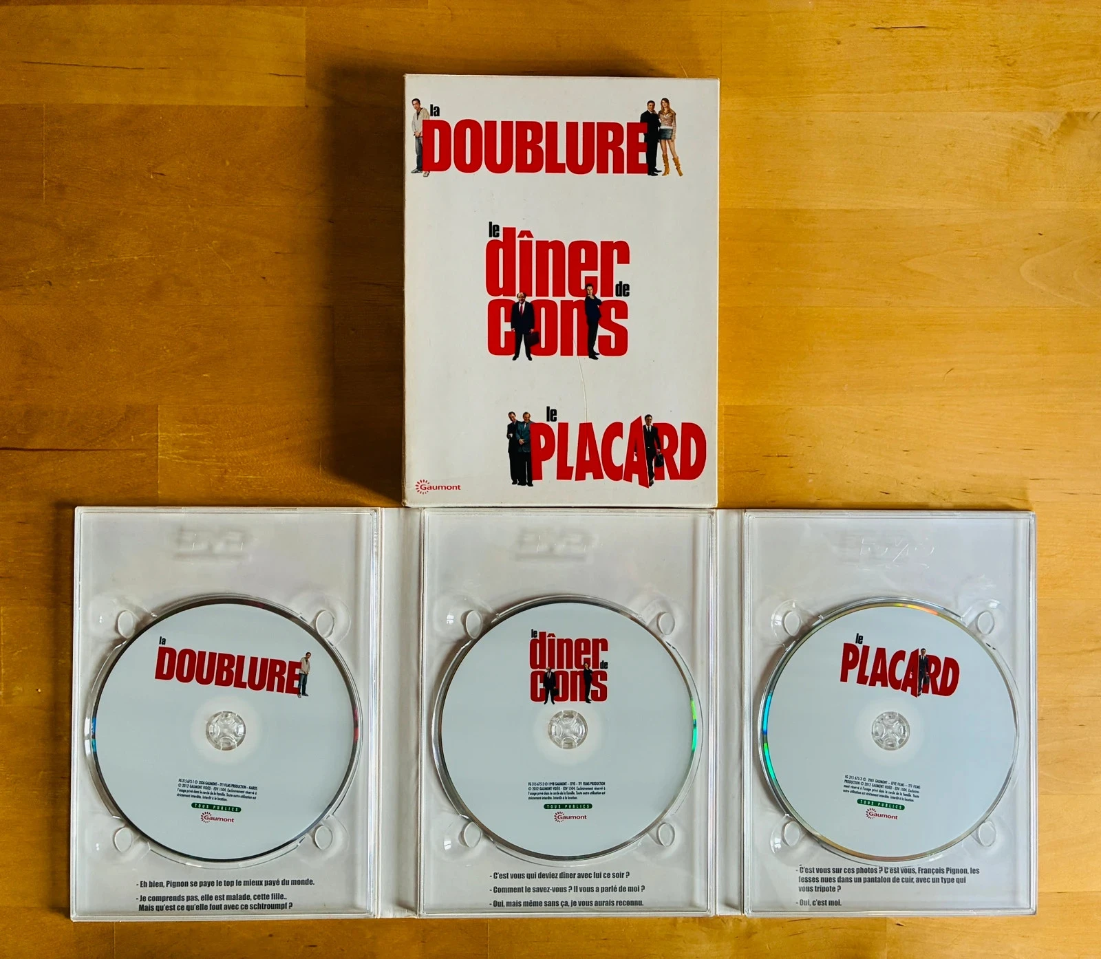 Coffret DVD 3 filmes François Pignon por Francis Veber. – photo 3